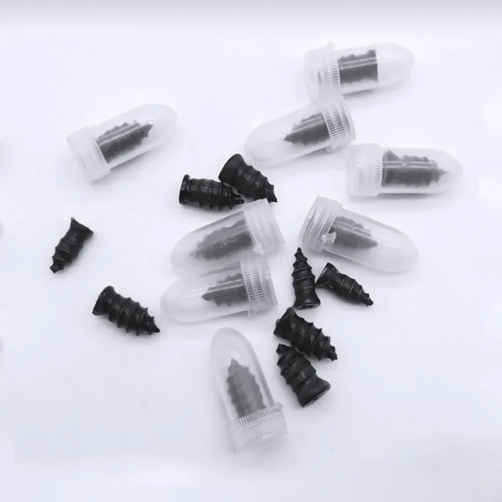 

10-30pc Tire Repair Rubber Nail Tire Repair Rubber Screws Fast Tyre Self-Service Tool,Electromobile Tire Puncture Repair for Car