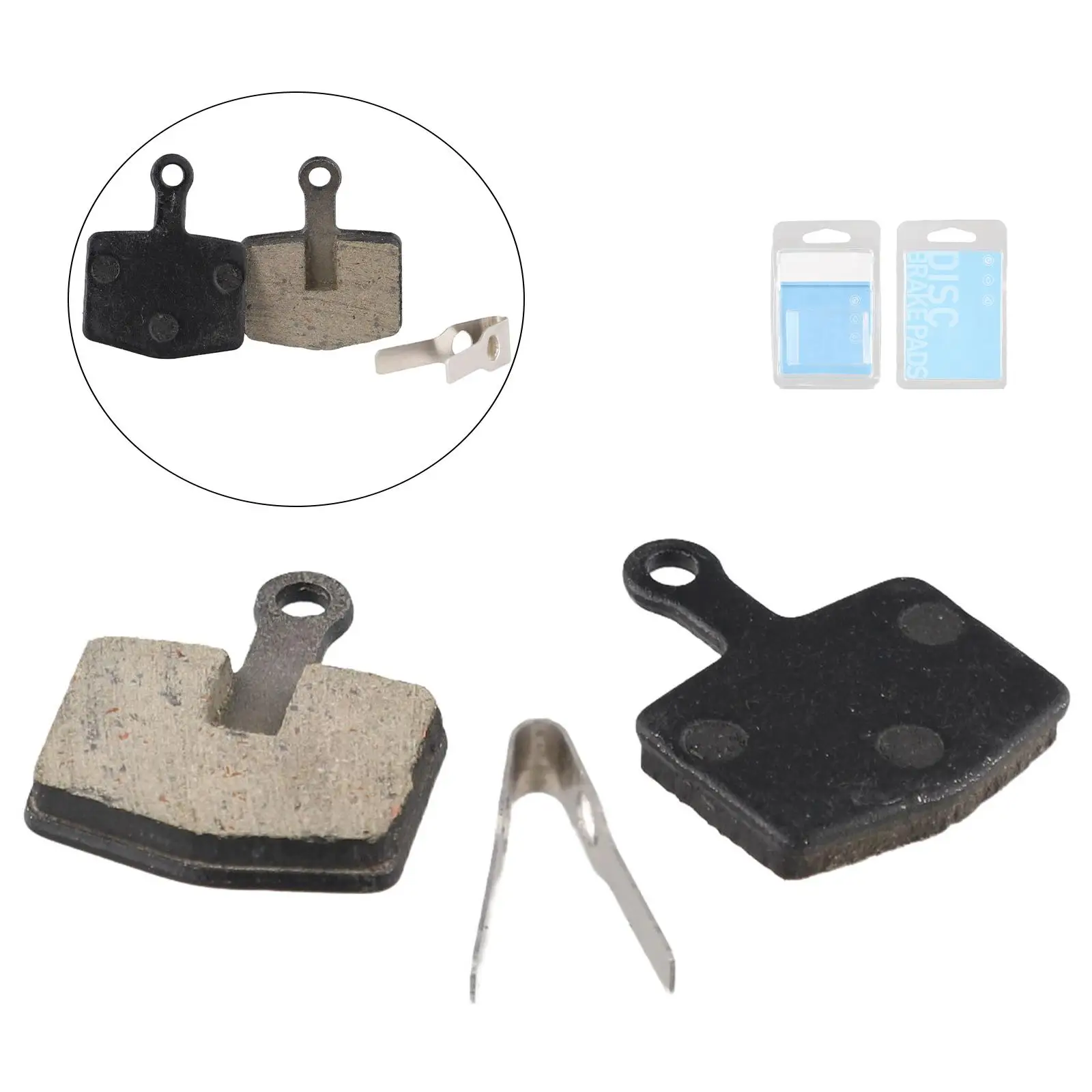 High Quality New Practical Disc Brake Pads With Spring Clip Accessories Black Brake Pads Compound Disc Fittings