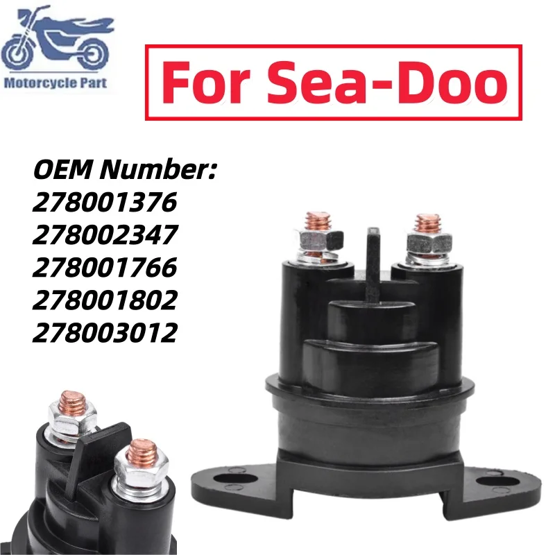 278003012 Motorcycle Starter Relay Solenoid For Sea-Doo GS720 Sportster 718 720 GTX 1503 GTX1503 Speedster 155 RXP X 255 1503
