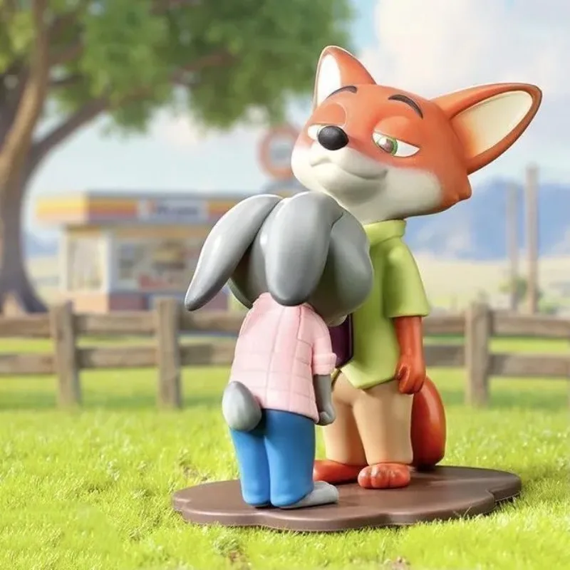 Zootopia – figurine de personnage de dessin animé, meilleur partenaire portatif, modèle d'ornement, accessoires de jouets à la mode, cadeau d'anniversaire pour enfants