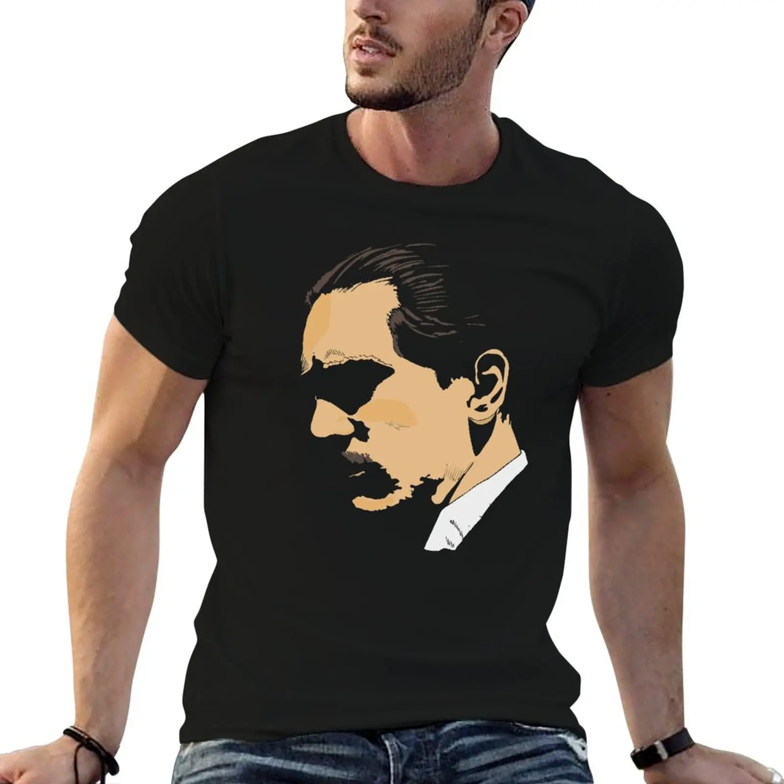 The Godfather Part II - Vito Corleone T-Shirt Basic Solid Tee for Daily Use