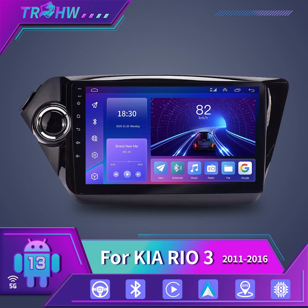 

For Kia RIO 3 2011 - 2017 Multimedia Car Radio Multimedia Video Player Navigation GPS Android 4G Car Multimedia GPS autoradio