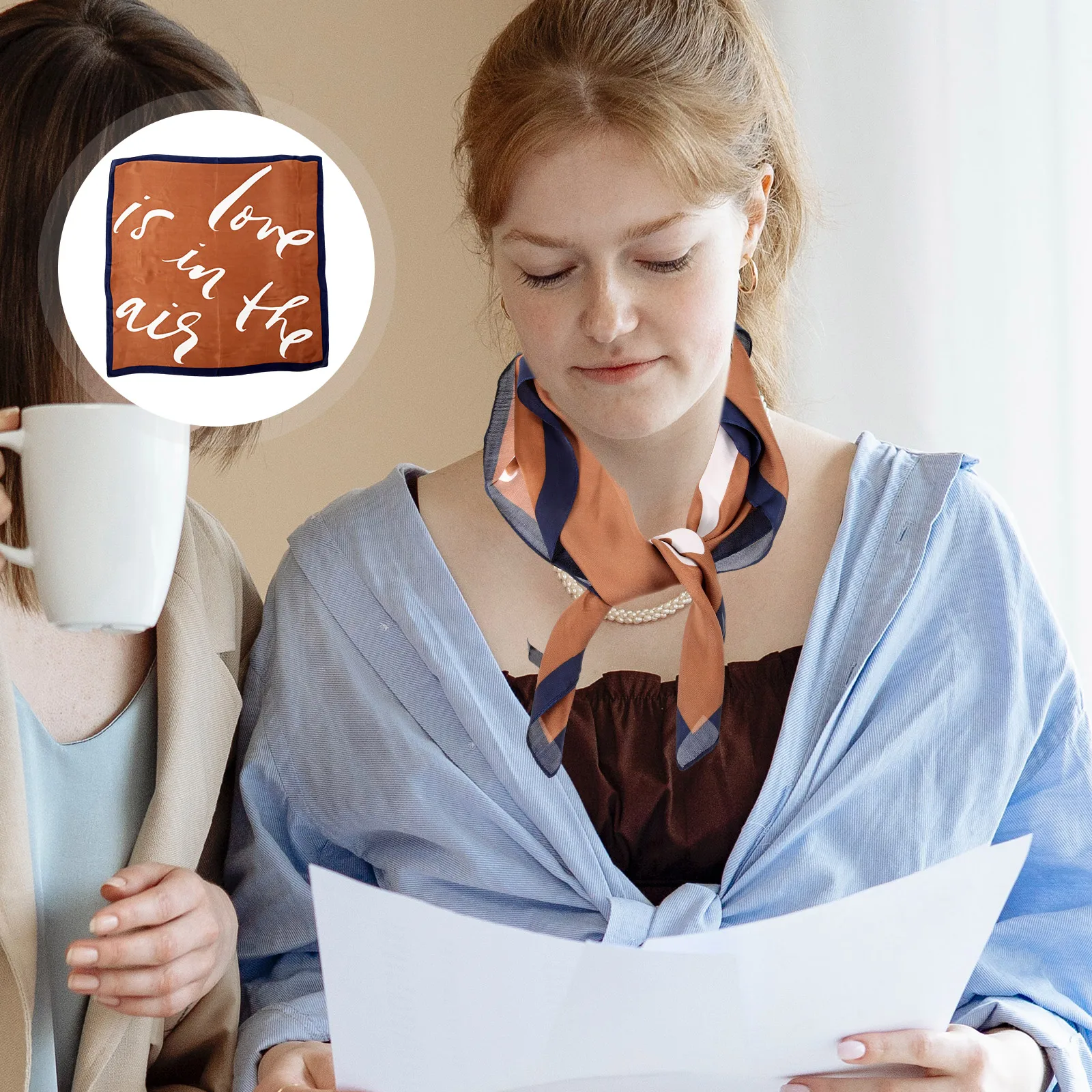 

Scarf Chiffon Woman Scarf Clothes Scarf Dots Scarf Sweet Dots Scarf