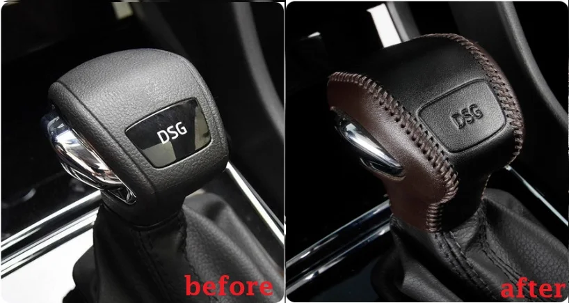 Car Gear Shift Knob Gear Head Cover DSG for 2018-2025 Skoda Karoq kamiq Kodiaq GT
