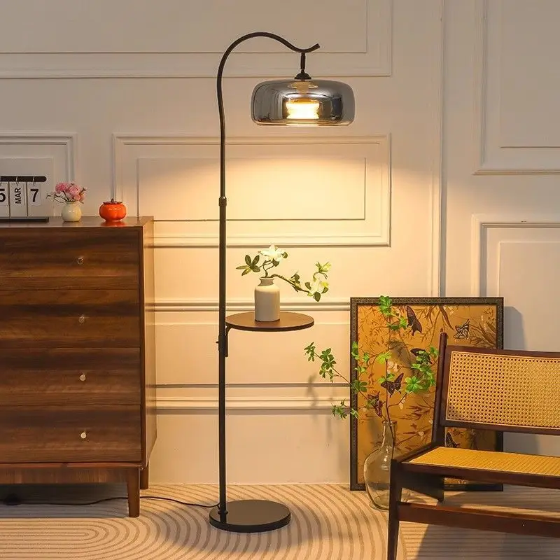 Italian Minimalist Floor Lamp, High-end Shelf Unit Next To Living Room Sofa, Bedroom Bedside Table, Fishing-themed Ambient Light