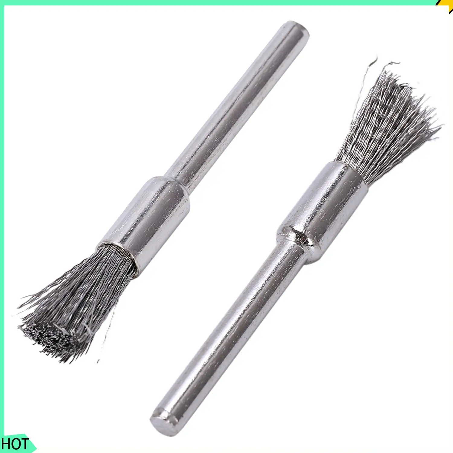 

AWAH 10-метровая проволочная щетка из нержавеющей стали 1/4 дюйма (6 мм) 532 с хвостовиком 1/8 дюйма (3 мм) для Dremel и совместимого вращающегося инструмента