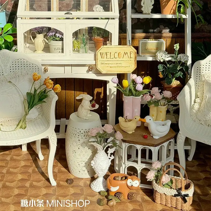 1:6 1:12 Mini Model Doll House Furniture Accessories Clay Flower Pinecone Flowerpot Bjd Ob11 Gsc Blyth Soldier Lol Scene Props