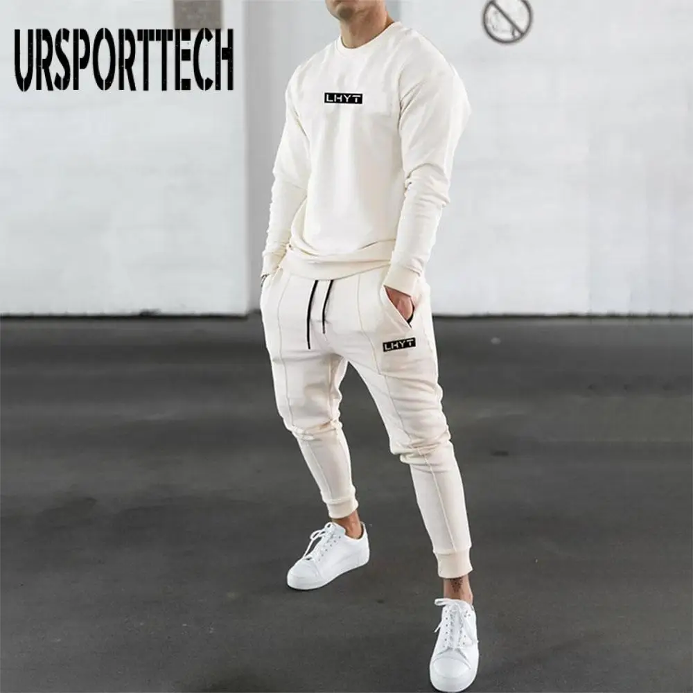 

Tracksuit Men Set Cotton Sweatshirt Spring Autumn Sports Hoodie Pant Male Sports Suit Casual Sportswear Jogging Clothing For Men