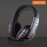 Wired Head Mounted Gaming Earphones Microphone Noise Reduction Earphones 3.5AUX for PC Android Laptop PS4 PS5 Nintendo Tablet