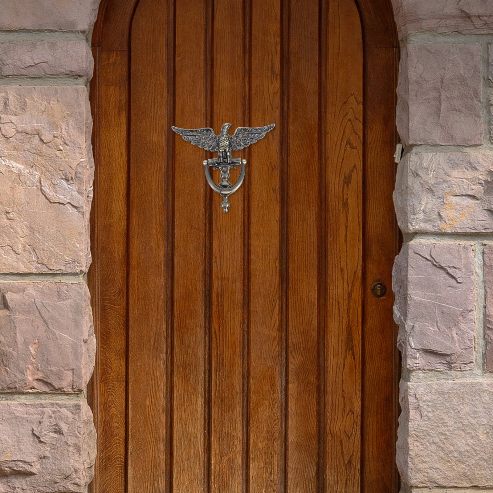 

Eagle-head Zinc Alloy Durable Anti-rust Easy Installation Front Door Decorative Outdoor Fence Gate Locks Viewer