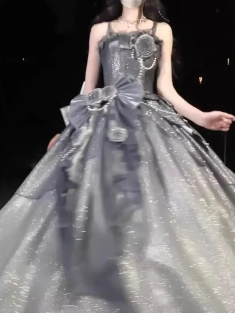 

Graduation performance party sweet student day coming-of-age dress