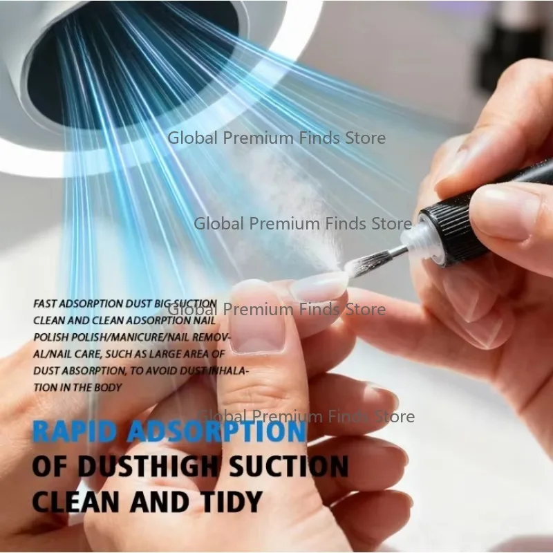 Salon-Specific D3 Nail Dust Vacuum Cleaner | Professional Manicure Dust Extractor