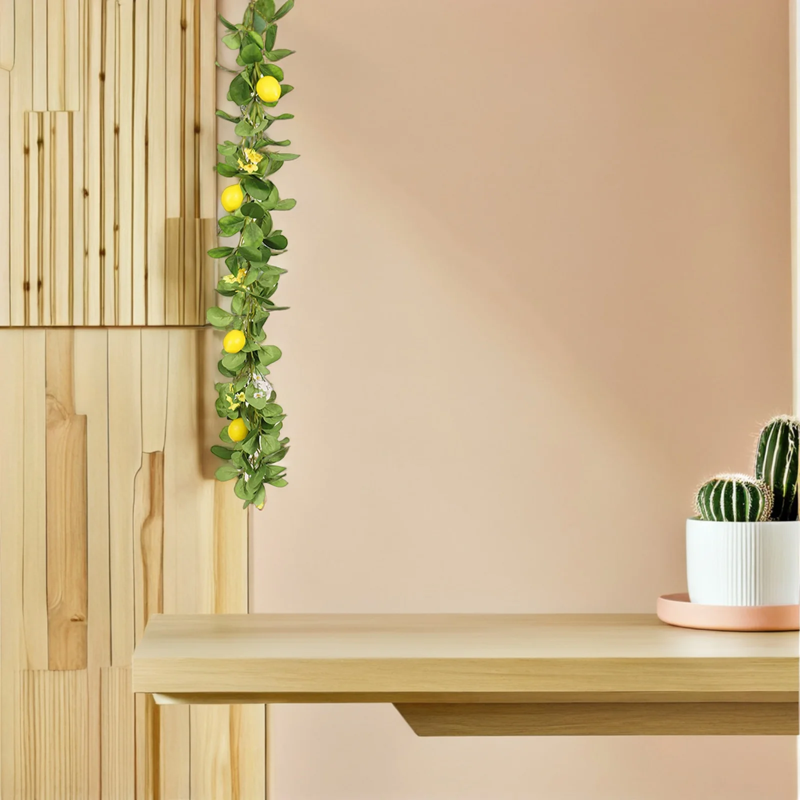 

Artificial Lemon Garland Hanging Vine Decor Simulation Summer Fruit Garland Front Door Scene Layout Holiday