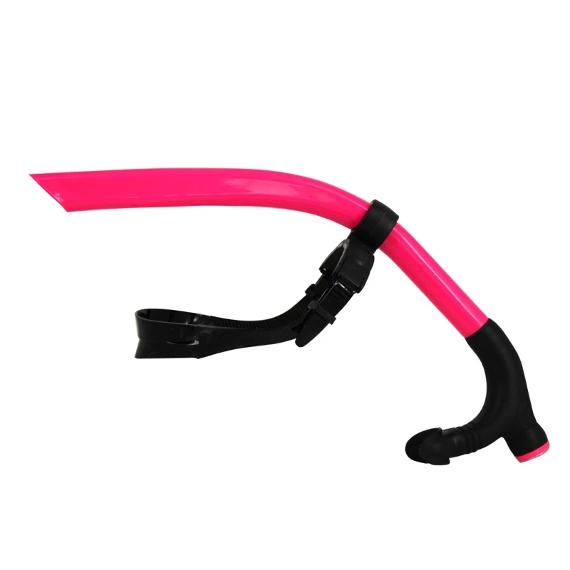 Swimming Snorkel, Training, Center-Mount Comfortable Silicone Mouthpiece, Easy to for Pool and Open Water