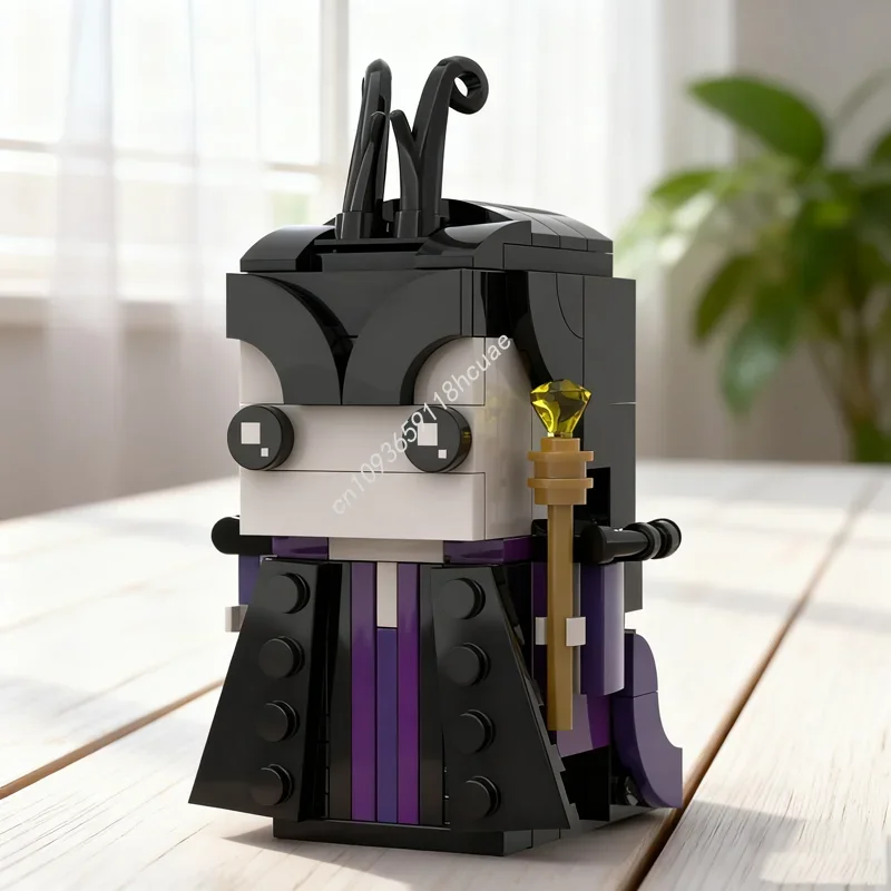 

142 шт. MOC Maleficent Brickheadzed модель строительные блоки архитектура сборка Рождественский подарок DIY игрушки творческое образование дети