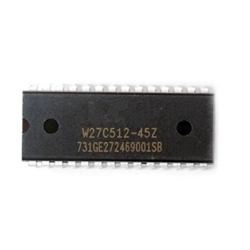 10pcs/lot W27C512-45Z W27E512-12 W27C512 DIP-28 In Stock