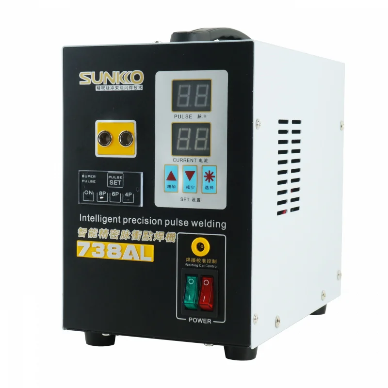 SUNKKO 3.6KW 738AL Machine New Upgraded Telescopic Arm Handheld WIth Welding Pens Precision Pulse Spot Welders