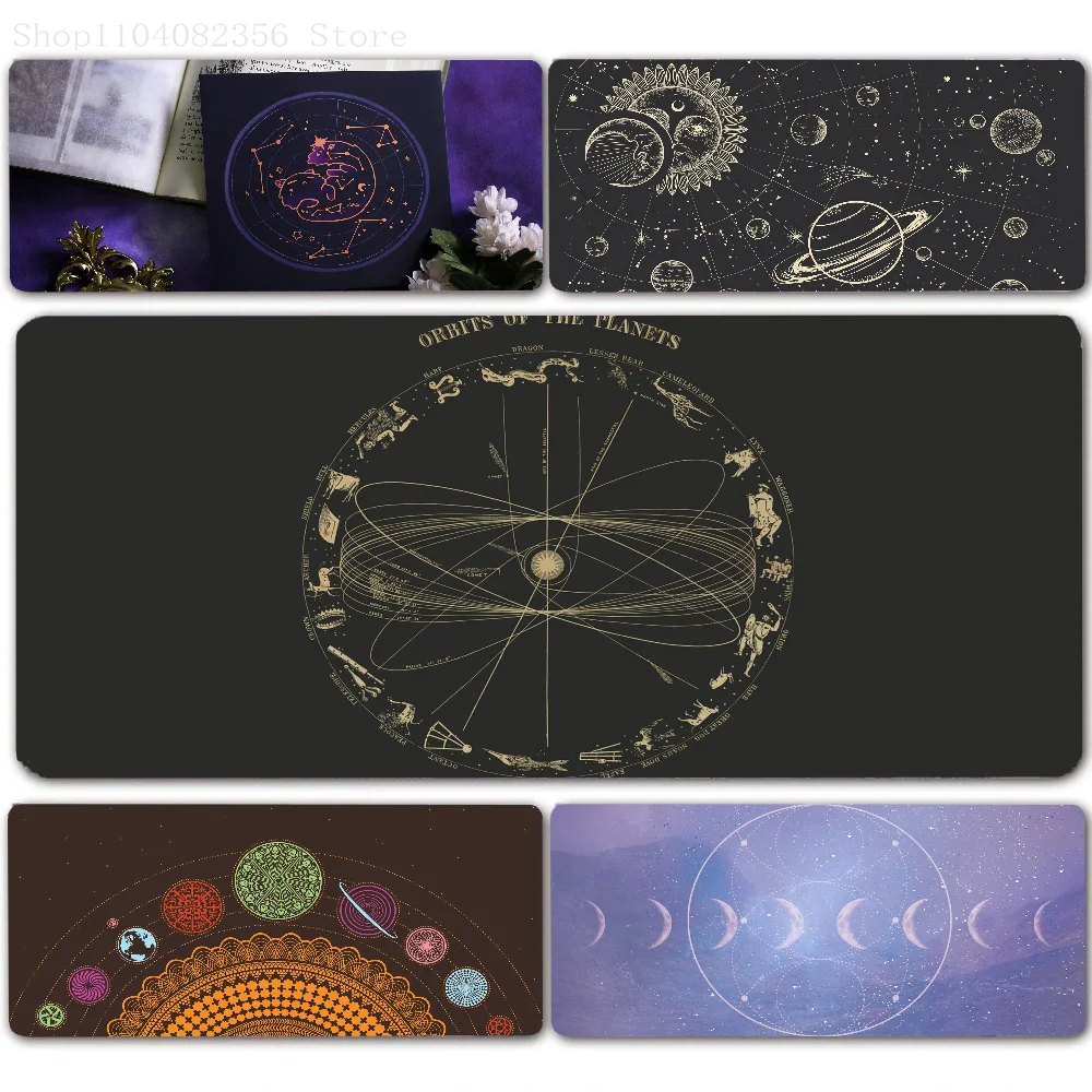 Tarot Astrology A-Aesthetic Mousepad Non-slip Suitable For Office Computers Laptops E-sports Game Desk Mats XXL Keyboard