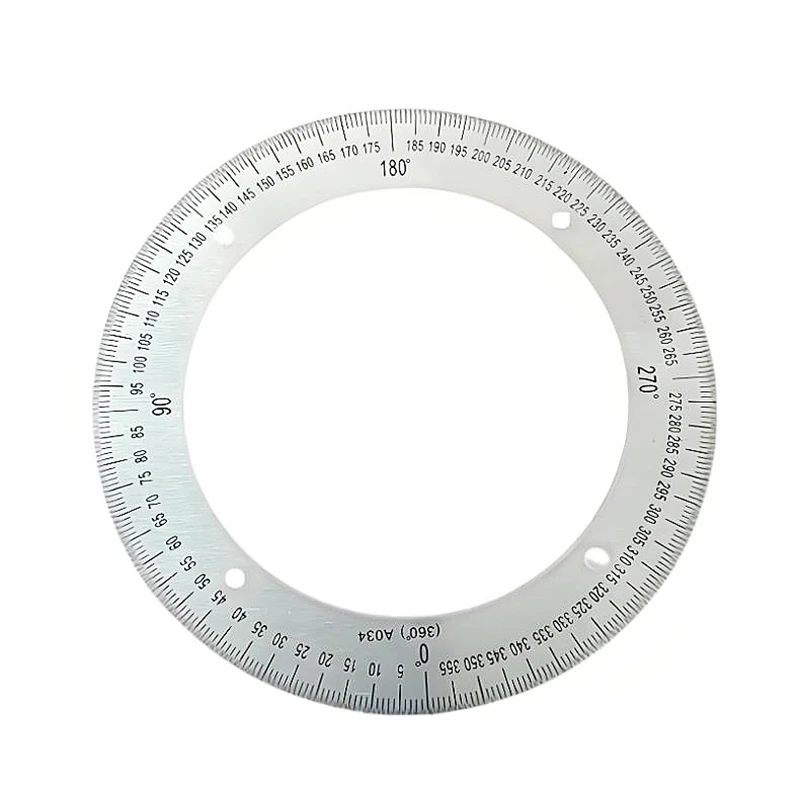 Outer Diameter 130mm Dial Scale Identification Dial Degree Graduated Circle Disk For Machine Tool Measurement Tools 130x92x1mm