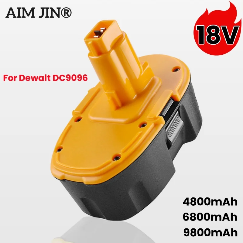 

Ni-MH 9.8Ah 18V DC9098 DC9096 Replacement Battery for Dewalt XRP DC9096 DC9099 DC9098 DW9099 DW9098 Cordless Power Tool