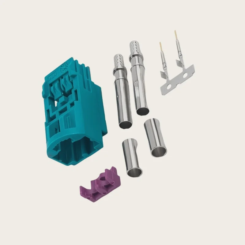 Rosen Edition Mini Fakra Dual-Cavity HFM Male AMS11B-1M4Z5-Z Straight Connector Mini Size High Reliability