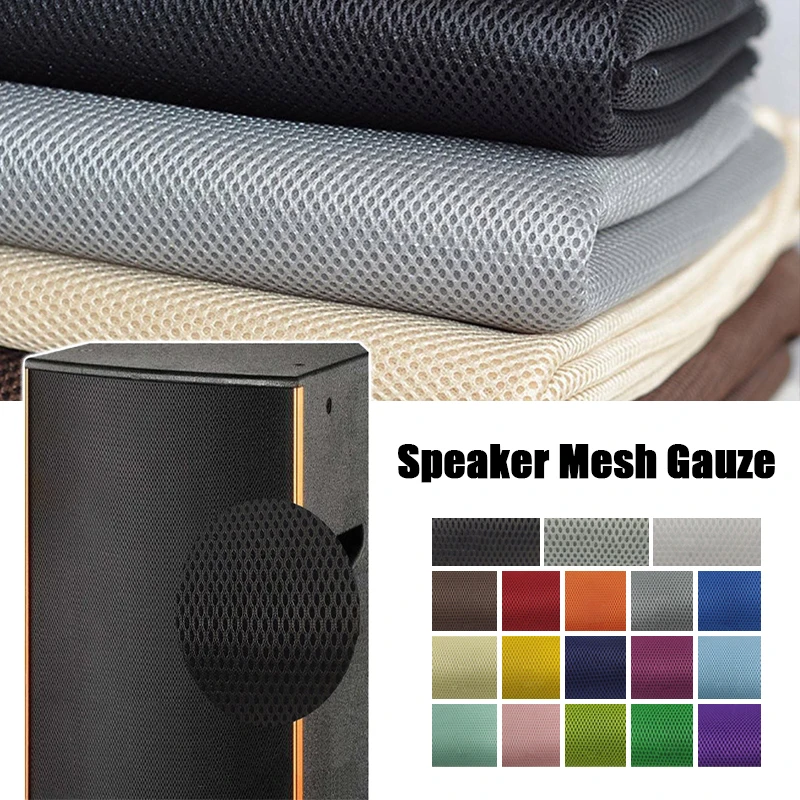 1 M Speaker Mesh Fabrics for Stereo Sound Box Net Cover Stereo Fabric Dustproof 2mm Thick Grille Radio Audio Mesh Fabric