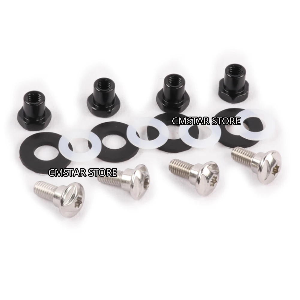Motorcycle For ZONTES ZT 368G Windshield Fixing Screw Nut Rubber Pad Nut Windshield Installation Accessories