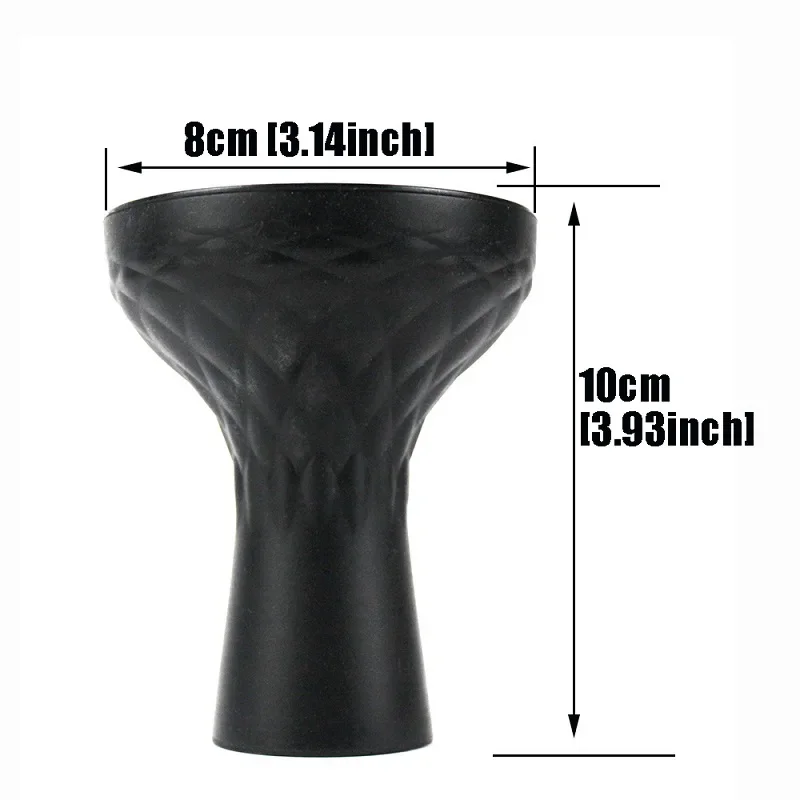 SMO Silicone One Hole Hookah Bowl Shisha Tobacco Charcoal Head Holder Water Pipe for Narghile Complete Smoking Accessories