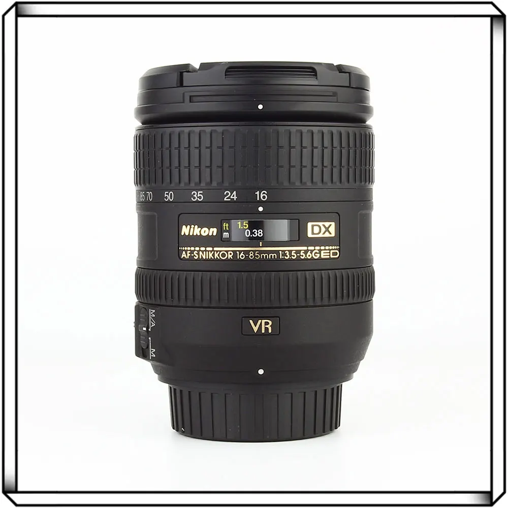 Nikon AF-S DX NIKKOR 16-85mm f/3.5-5.6G ED Vibration Reduction Zoom Lens with Auto Focus for Nikon DSLR Cameras