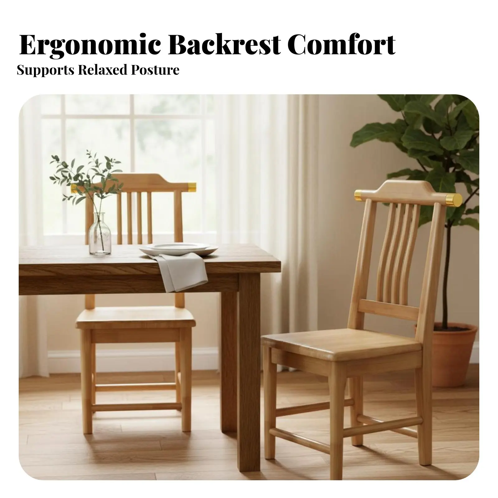 

Деревянный стул без подлокотников, цельнодеревянный, в китайском стиле, подходит для семей.