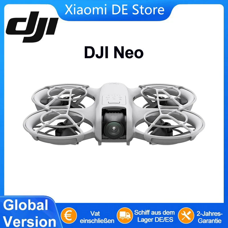 الإصدار العالمي DJI Neo Drone Fly Camera Drone/Combo 4K واقيات المروحة المحمولة ذات التغطية الكاملة للفيديو