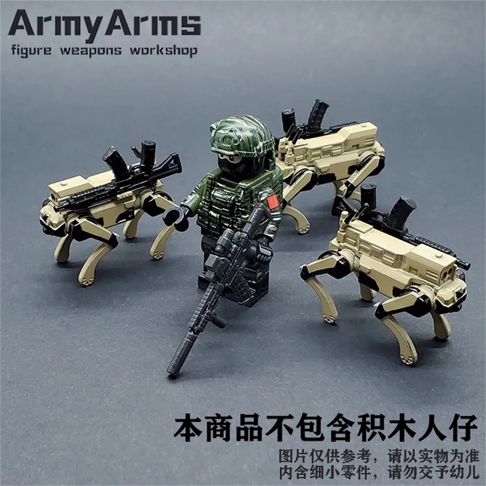 

ArmyArms 1/50 Soldier Doll Scene Props 4CM Combat Mechanical Wolf Plastic Model Toys For Action Figure In Stock