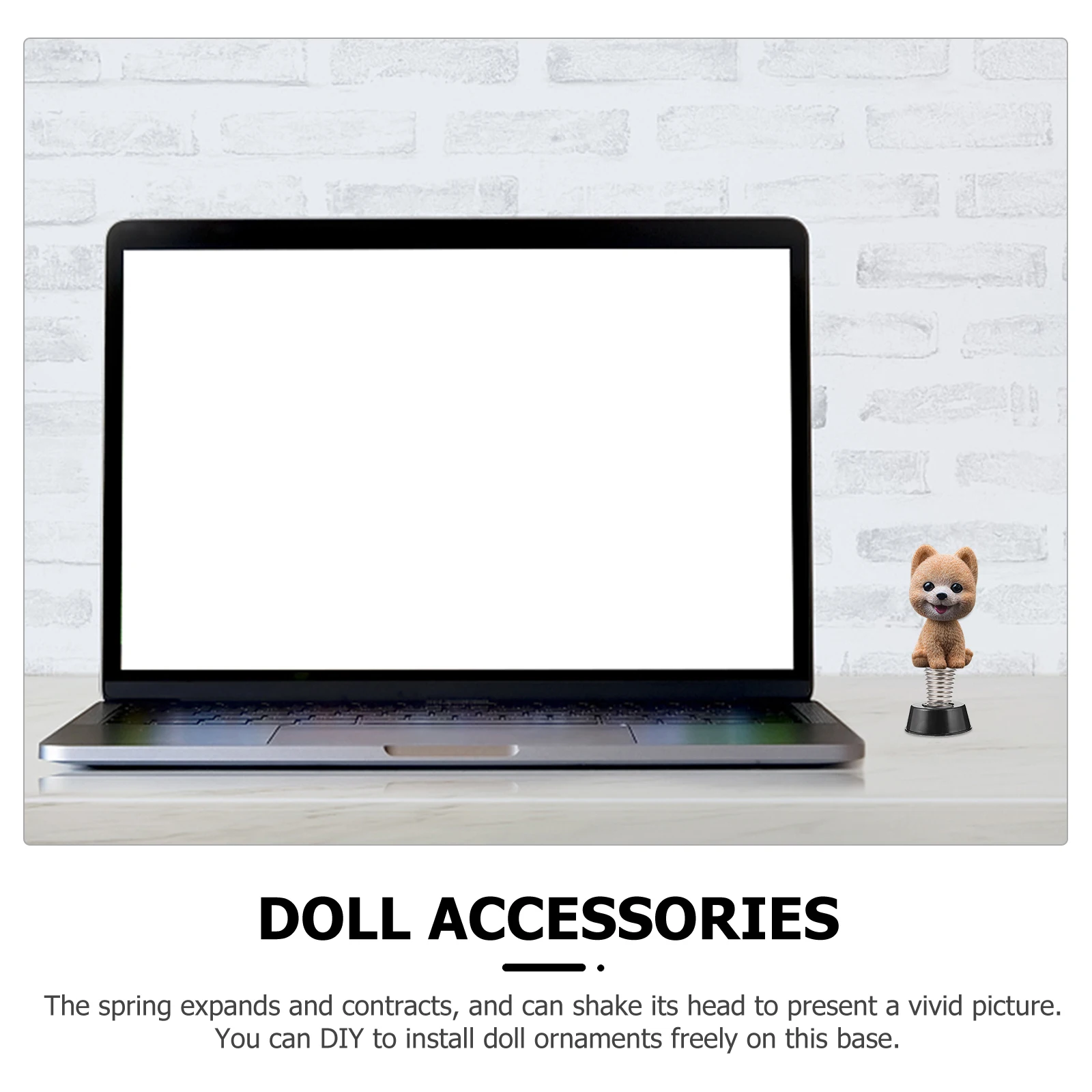

10 Pcs Accessories Shaking Head Spring Base Wobble Springs Toy Action Figure White K Tip DIY Shaking Head Decor Base