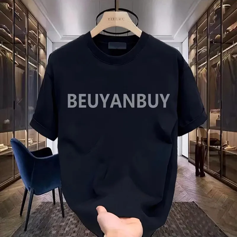 

Модная легкая футболка с круглым вырезом от американского люксового бренда, универсальный принт, молодежный стильный дизайн