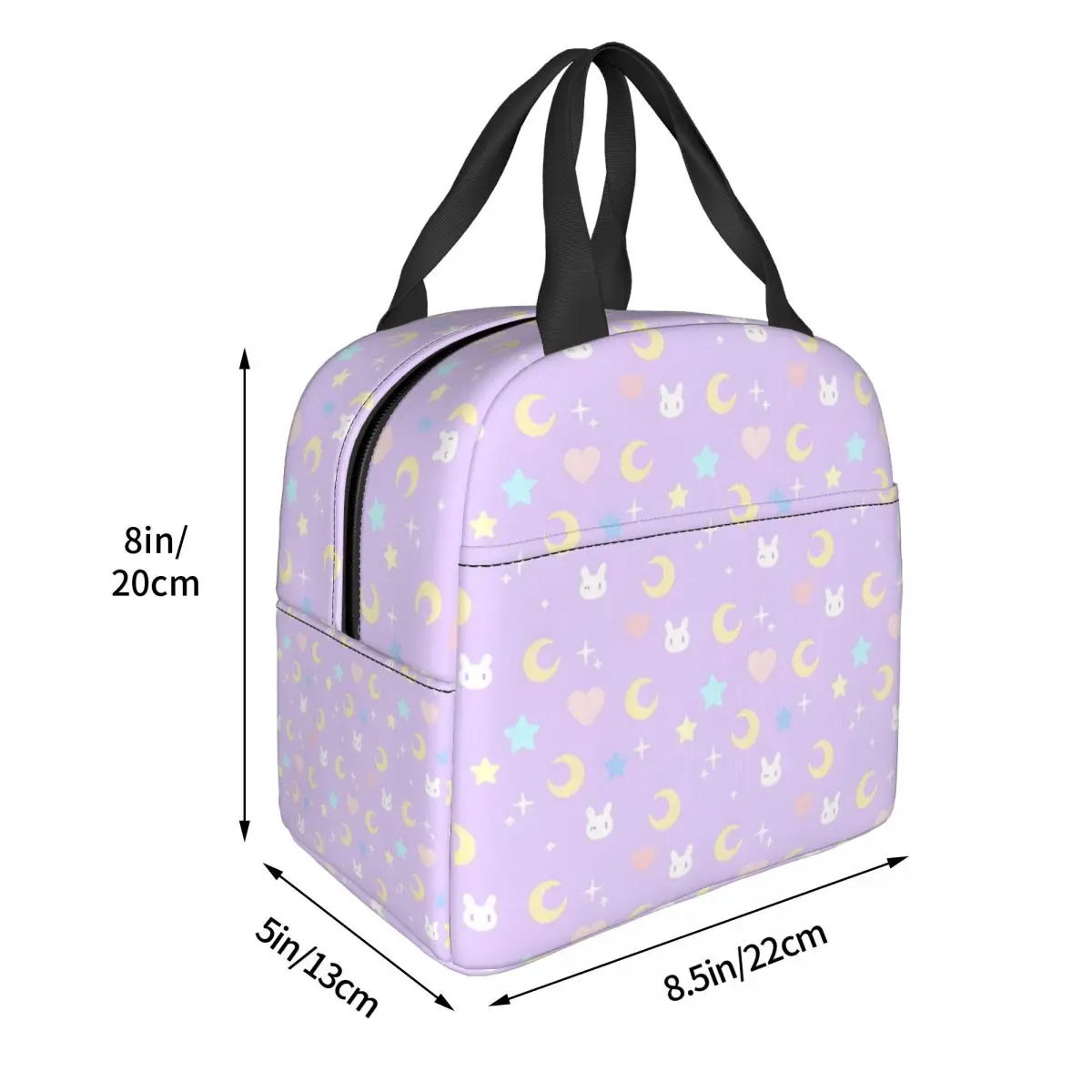 Oxford Food Box USAGI Large Capacity S-Sailor Moon Hiking Lunch Bag For Men Women