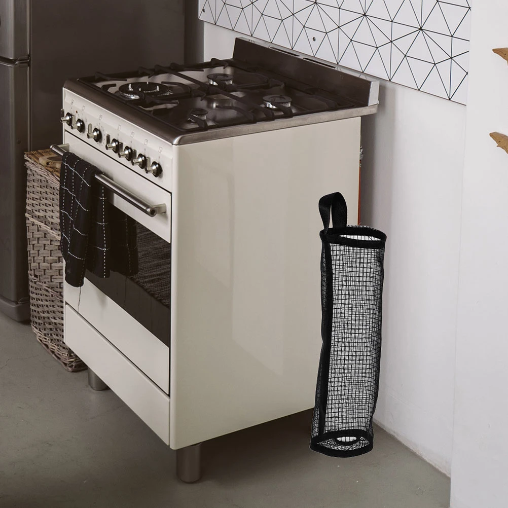 

3Pcs Suspended Bag Holders Kitchen Supplies Organizer for Shopping Bags Reusable Storage Dispenser Home Utility Item