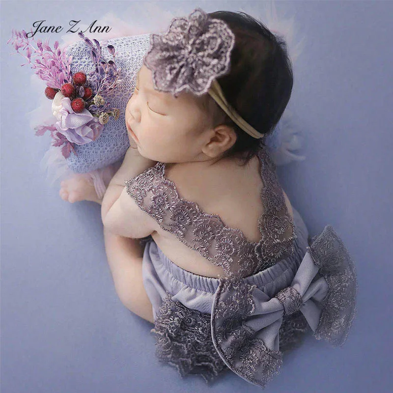 

Newborn lace princess dress+headband baby butterfly opening backpackphotography studio photo shoot