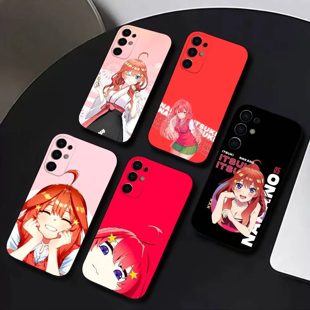 

I-Itsuki N-Nakano Phone Case For Samsung S25,S24,S21,S22,S23,S30,Ultra,S20,Plus,Soft Silicone Black Cover