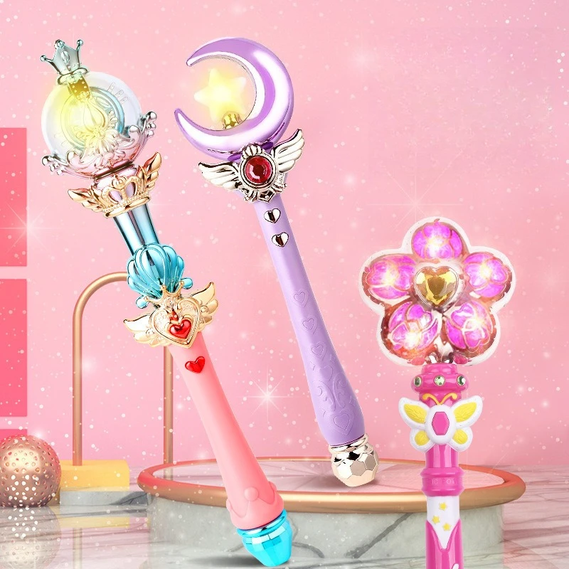 Anime Cosplay Sailor Moon Usagi Tsukino Moon Stick Accesorios De Cristal Disfraz Fiesta De Halloween Cómic Chico Adulto Mujeres