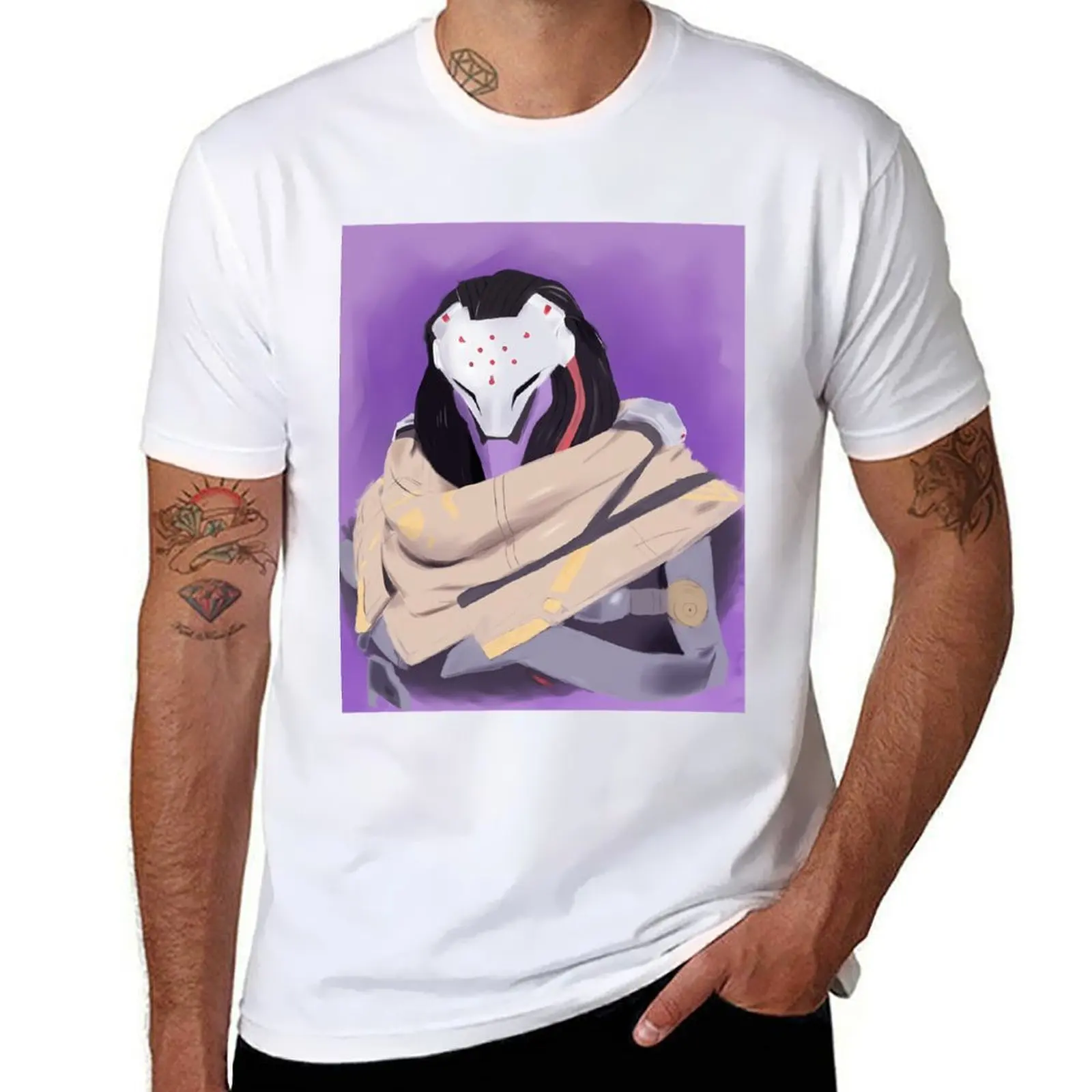 

Ramattra Portrait T-Shirt anime tshirt t shirts cotton 100% T-Shirt