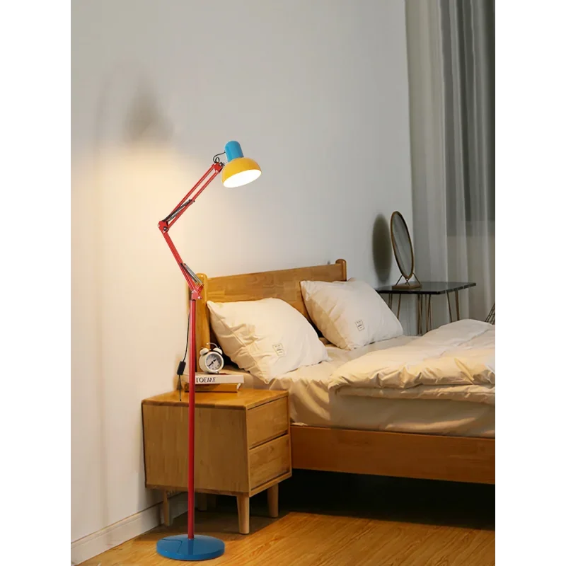 Memphis Color Floor Lamp Designer for Living Room Bedroom Rocker Standing Lamp Kids Room Study Room Decor Table Lighting