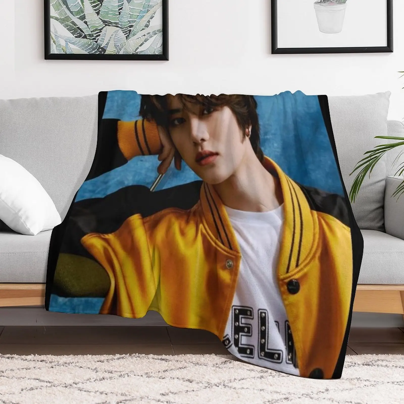 BEOMGYU-ELITE Throw Blanket Quilt Luxury Sofas Blankets