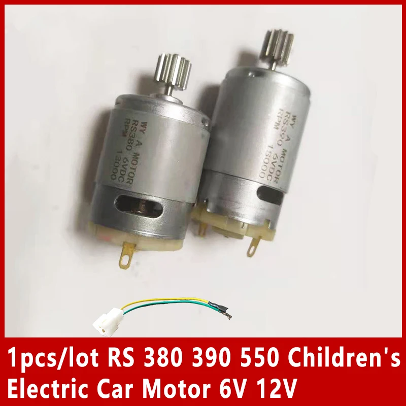 1pcs/lot RS 380 390 550 Children's Electric Car Motor 6V 12V Toy Car Motorcycle Engine