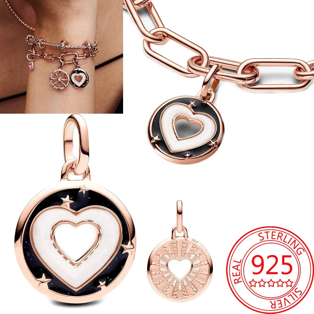 Mini colgante de Cupido ME para pulsera Pandora, Plata de Ley 2024 925, compatible con regalos de reunión, joyería, novedad