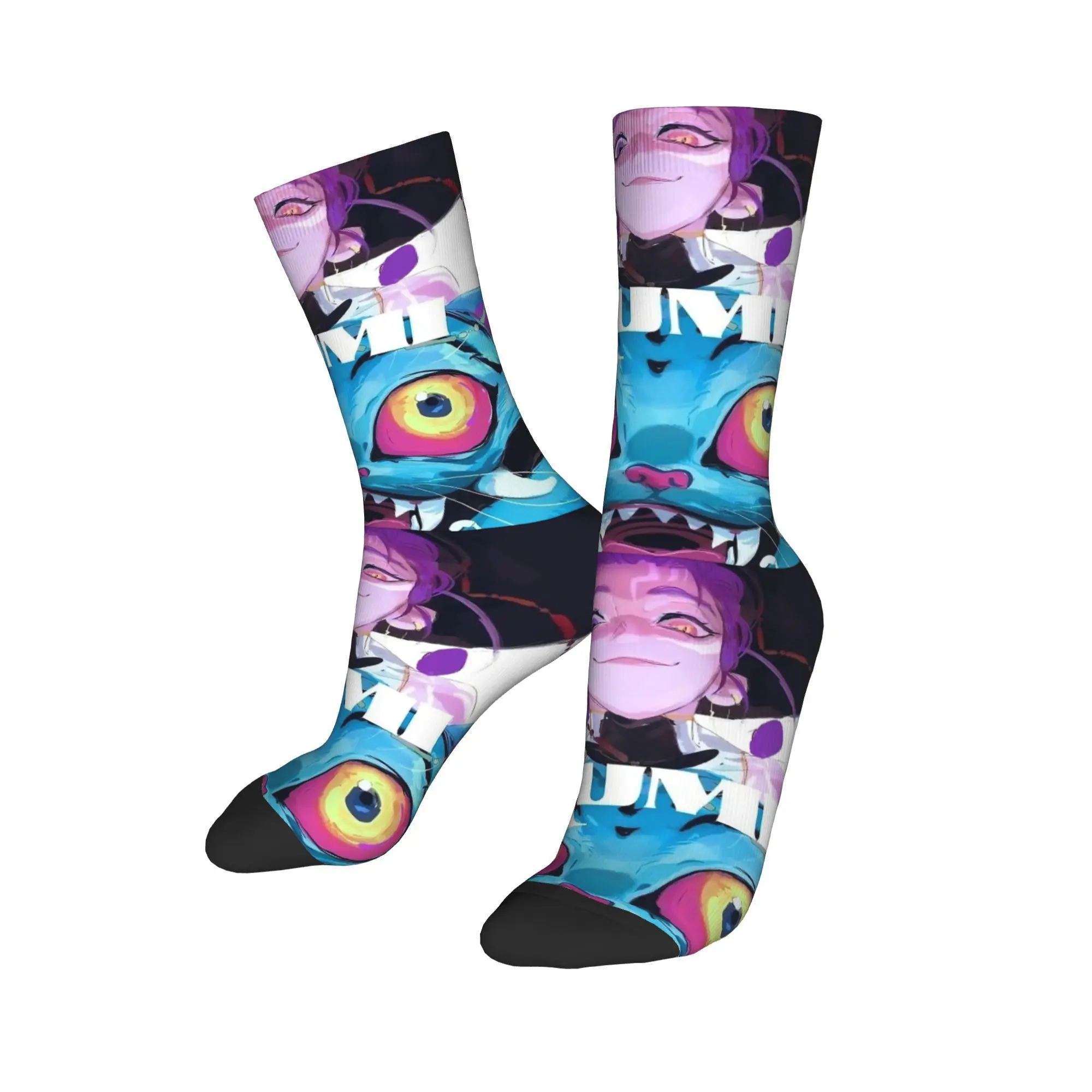 

Fashion Male Men Socks Crazy KPop Demon Hunters Rumi Sock Polyester Sport Women Stockings Spring Summer Autumn Winter