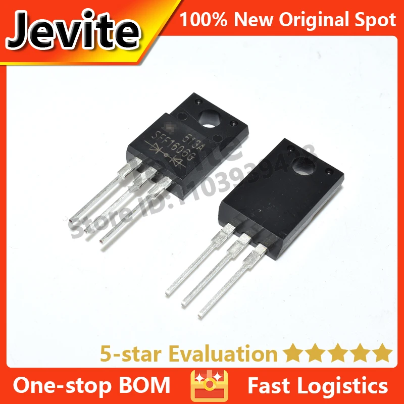 

Jevite 100% New Original electronics Controller 10-50 units/lote SFF1606G TO-220 400V 16A