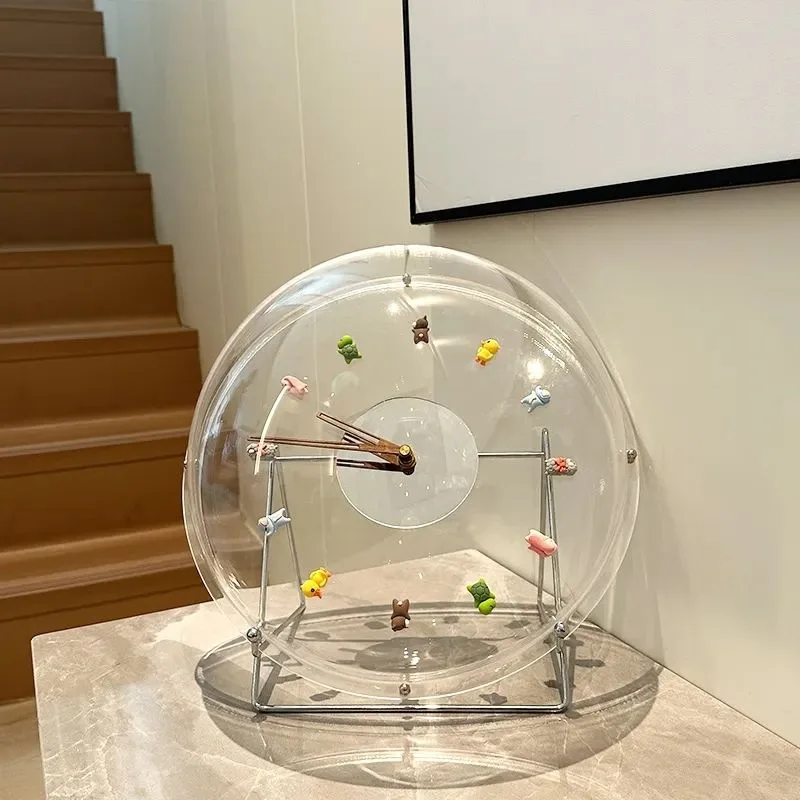 Wall Decor Silent Clock Spring Breeze Bubble Wall Clock Home-Clock Cartoon Clocks Modern Living Room Decoration Accessories