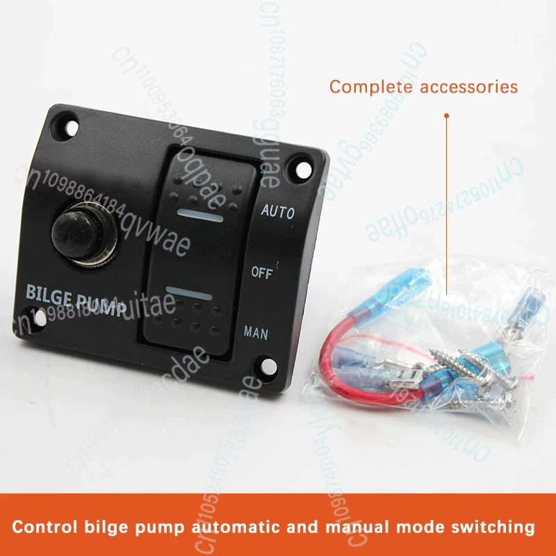 

SFSP-015-02 Переключатель управления трюмным насосом для яхт и автофургонов Переключатель морской панели Автоматический переключатель управления дренажным насосом