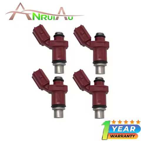 Set of 4 6D8137610000 10 Holes Fuel Injectors Compatible with Yamaha 80 BEL 75 90HP 4 Stroke 6D8-13761-00-00