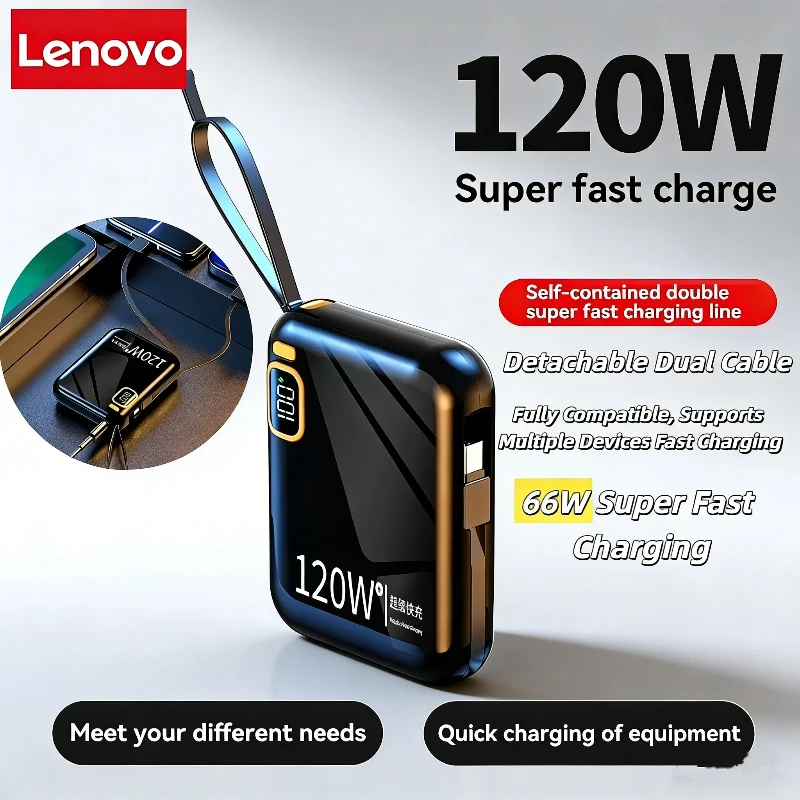 

ONEPLUS PD120W 200000 мАч Power Bank Портативный мини-банк питания высокой емкости USB Type C с двусторонней быстрой зарядкой для iPhone Samsung